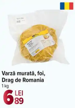 Carrefour Market Varză murată, foi, Drag de Romania Ofertă
