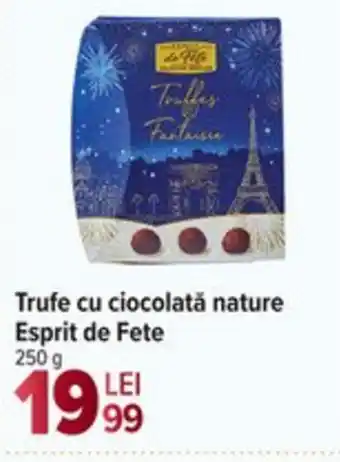 Trufe cu ciocolată nature Esprit de Fete