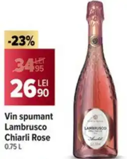 Carrefour Market Vin spumant Lambrusco Chiarli Rose Ofertă