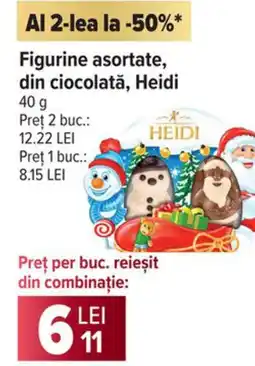 Carrefour Market Figurine asortate, din ciocolată, Heidi Ofertă