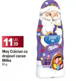 Carrefour Market Moș Crăciun cu drajeuri cacao Milka Ofertă