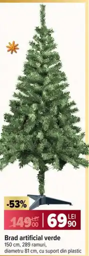 Carrefour Market Brad artificial verde Ofertă