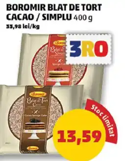 Penny Boromir blat de tort cacao/simplu Ofertă