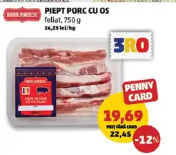 Penny Piept porc cu os feliat Ofertă