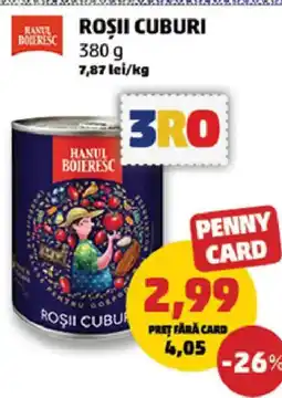 Penny Roşii cuburi Ofertă