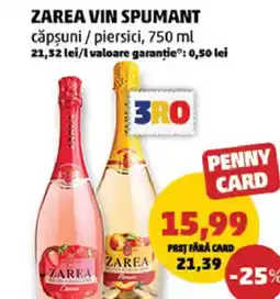Penny Zarea vin spumant căpşuni / piersici Ofertă