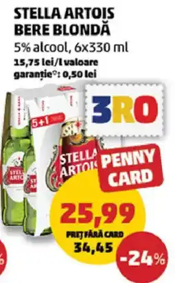 Penny Stella artois bere blondă Ofertă
