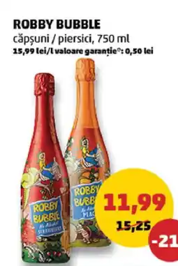 Penny Robby bubble căpşuni / piersici Ofertă