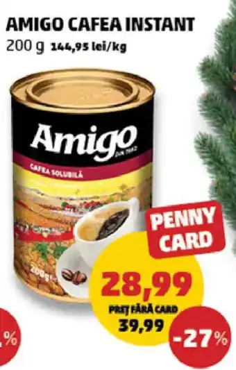 Penny Amigo cafea instant Ofertă