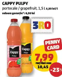 Penny Cappy pulpy portocale / grapefruit Ofertă