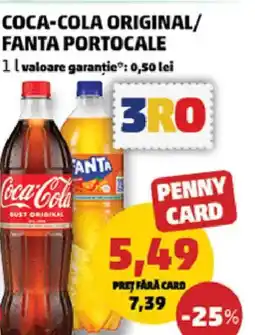 Penny Coca-cola original/ fanta portocale Ofertă