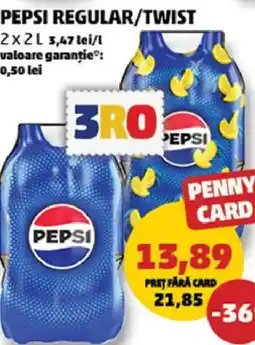 Penny Pepsi regular/twist Ofertă