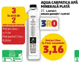 Penny Aqua carpatica apă minerală plată Ofertă