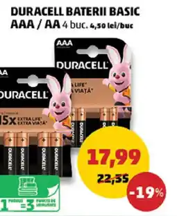 Penny Duracell baterii basic AAA / AA Ofertă