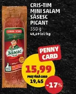 Penny Cris-tim mini salam săsesc picant Ofertă
