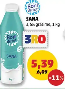 Penny Sana 3,6% grăsime Ofertă