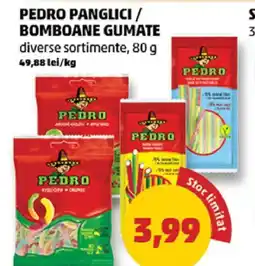 Penny Pedro panglici / bomboane gumate Ofertă