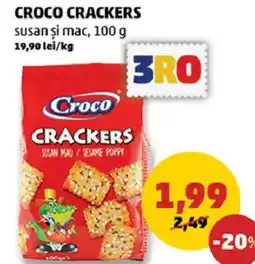 Penny Croco crackers susan şi mac Ofertă