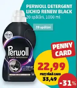 Penny Perwoll detergent lichid renew black Ofertă
