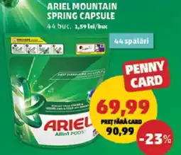 Penny Ariel mountain spring capsule Ofertă