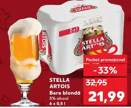 Kaufland STELLA ARTOIS Bere blondă Ofertă
