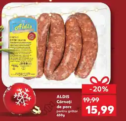 Kaufland ALDIS Cârnaţi de porc Ofertă