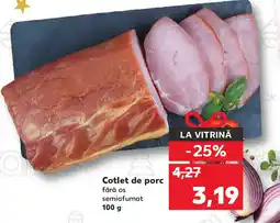 Kaufland Cotlet de porc Ofertă