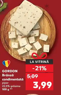 Kaufland GORDON Brânză condimentată Ofertă