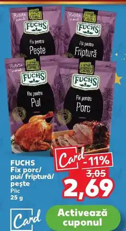 Kaufland FUCHS Fix porc/ pui/fripturǎ/ peşte Ofertă