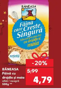 Kaufland BĂNEASA Făină cu drojdie și maia Ofertă