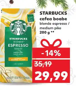 Kaufland STARBUCKS cafea boabe Ofertă