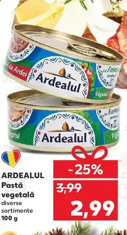 Kaufland ARDEALUL Pastă vegetală Ofertă
