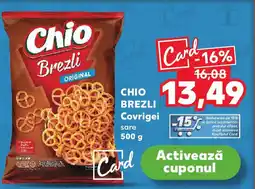 Kaufland CHIO Brezli Covrigei Ofertă