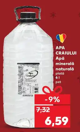 Kaufland APA CRAIULUI Apă minerală naturală Ofertă