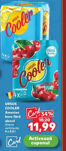 Kaufland URSUS Cooler Amestec bere fără alcool Ofertă
