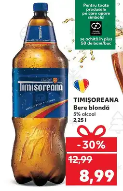 Kaufland TIMIŞOREANA Bere blondă Ofertă
