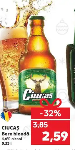 Kaufland CIUCAȘ Bere blondă Ofertă