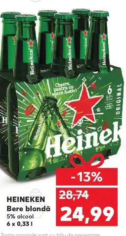Kaufland HEINEKEN Bere blondă Ofertă