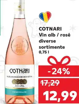 Kaufland COTNARI Vin alb / rosé Ofertă