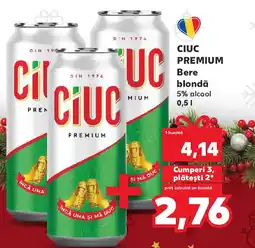 Kaufland CIUC Premium Bere blondă Ofertă