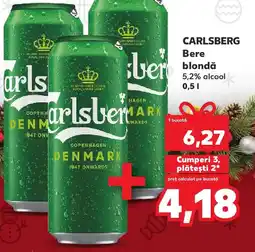 Kaufland CARLSBERG Bere blondă Ofertă