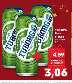 Kaufland TUBORG Bere blondă Ofertă