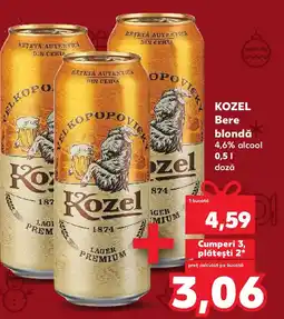 Kaufland KOZEL Bere blondă Ofertă