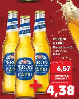 Kaufland PERONI CAPRI Bere blondă Ofertă