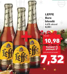 Kaufland LEFFE Bere blondă Ofertă