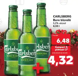 Kaufland CARLSBERG Bere blondă Ofertă