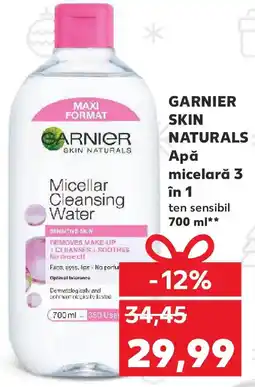Kaufland GARNIER Skin Naturals Apă micelară 3 în 1 Ofertă