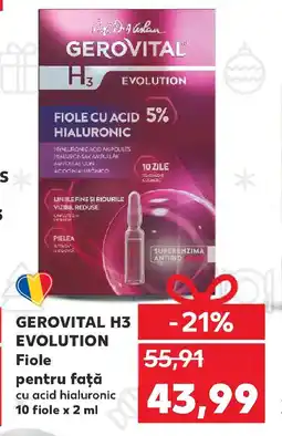 Kaufland GEROVITAL H3 Evolution Fiole pentru faţă Ofertă
