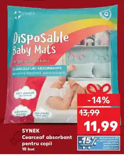 Kaufland SYNEK Cearceaf absorbant pentru copii Ofertă