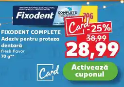 Kaufland FIXODENT Complete Adeziv pentru proteza dentară Ofertă